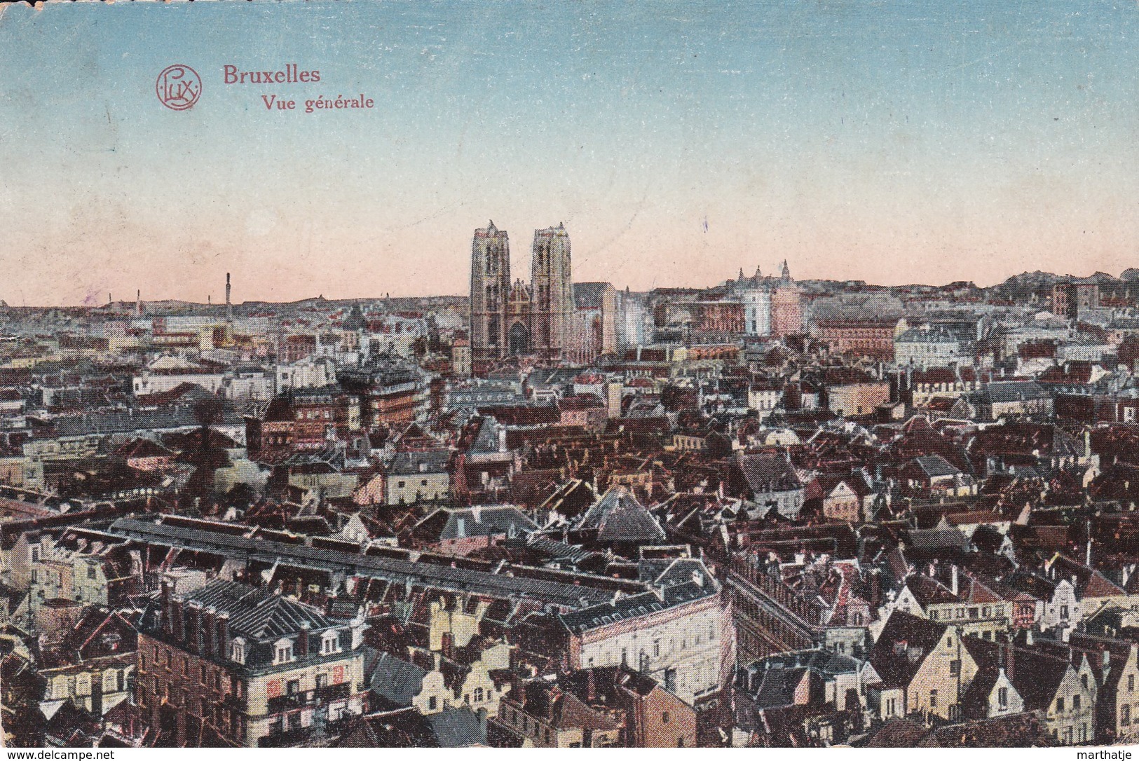 Bruxelles - Vue Générale - 1917 - Panoramische Zichten, Meerdere Zichten