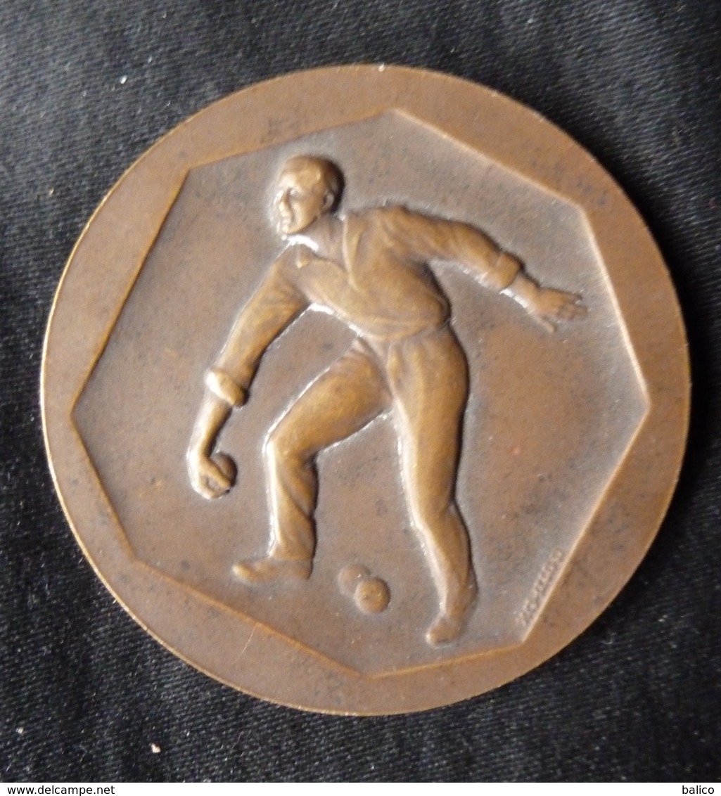 Médaille, Récompense De Concours De Boules, Bronze, Prix CINZANO - Très  bon état - Boule/Pétanque