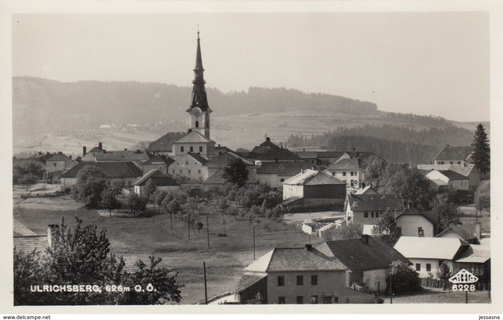 AK - ULRICHSBERG - Teilansicht Mit Pfarrkirche 1939 - Rohrbach