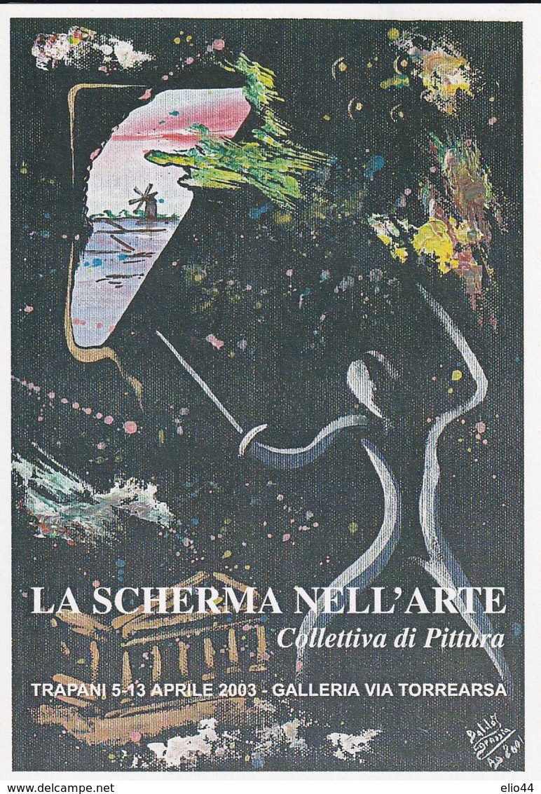 Eventi - Manifestazioni - Trapani 2003 - Collettiva Pittura " La Scherma Nell'Arte "- - Manifestazioni