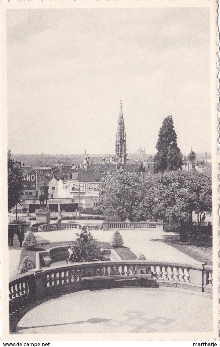 Bruxelles-La Ville, Vue Du Mont Des Arts - Brussel-De Stad, Gezien Van De Kunstberg-Ern. Thill, Série 1, N° 64 - Panoramische Zichten, Meerdere Zichten