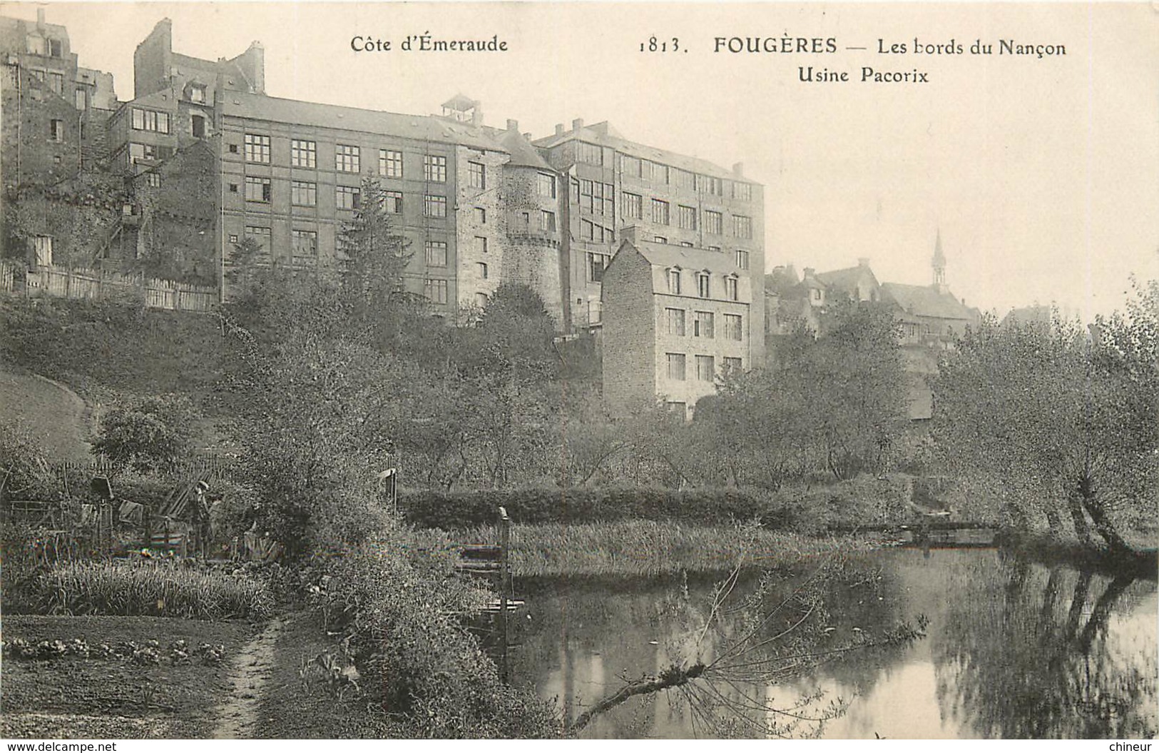 FOUGERES LES BORDS DU NANCON USINE PACORIX - Fougeres