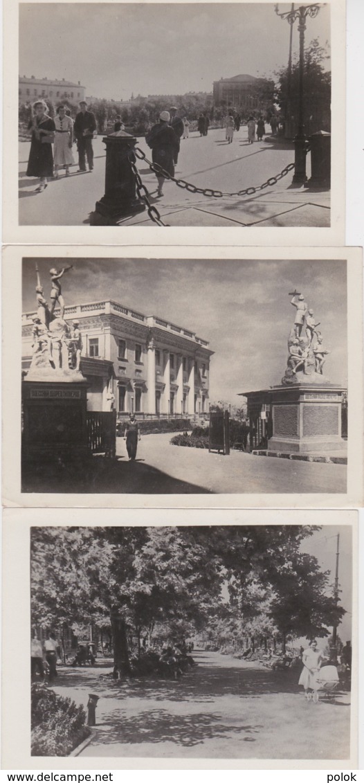 Bx - Lot De 6 Cpsm ODESSA (Ukraine) - Boulevard Feldmaya, Place, Club, Parc, Opera, Sanatorium Dovalka - Ucraina