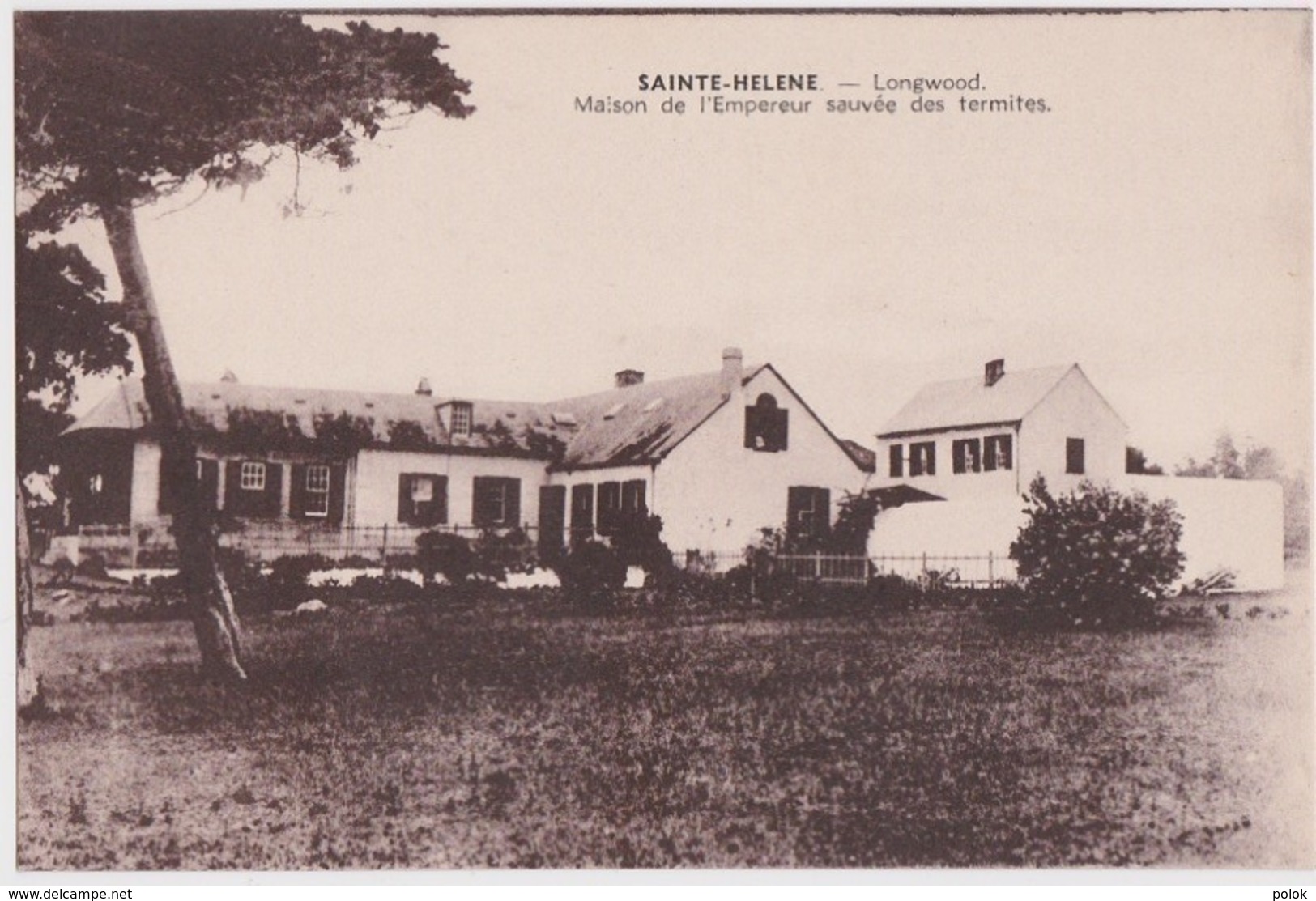 Bx - Cpa SAINTE HELENE - Longwood - Maison De L'Emperuer Napoleon Sauvée Des Termites - Ascension (Insel)