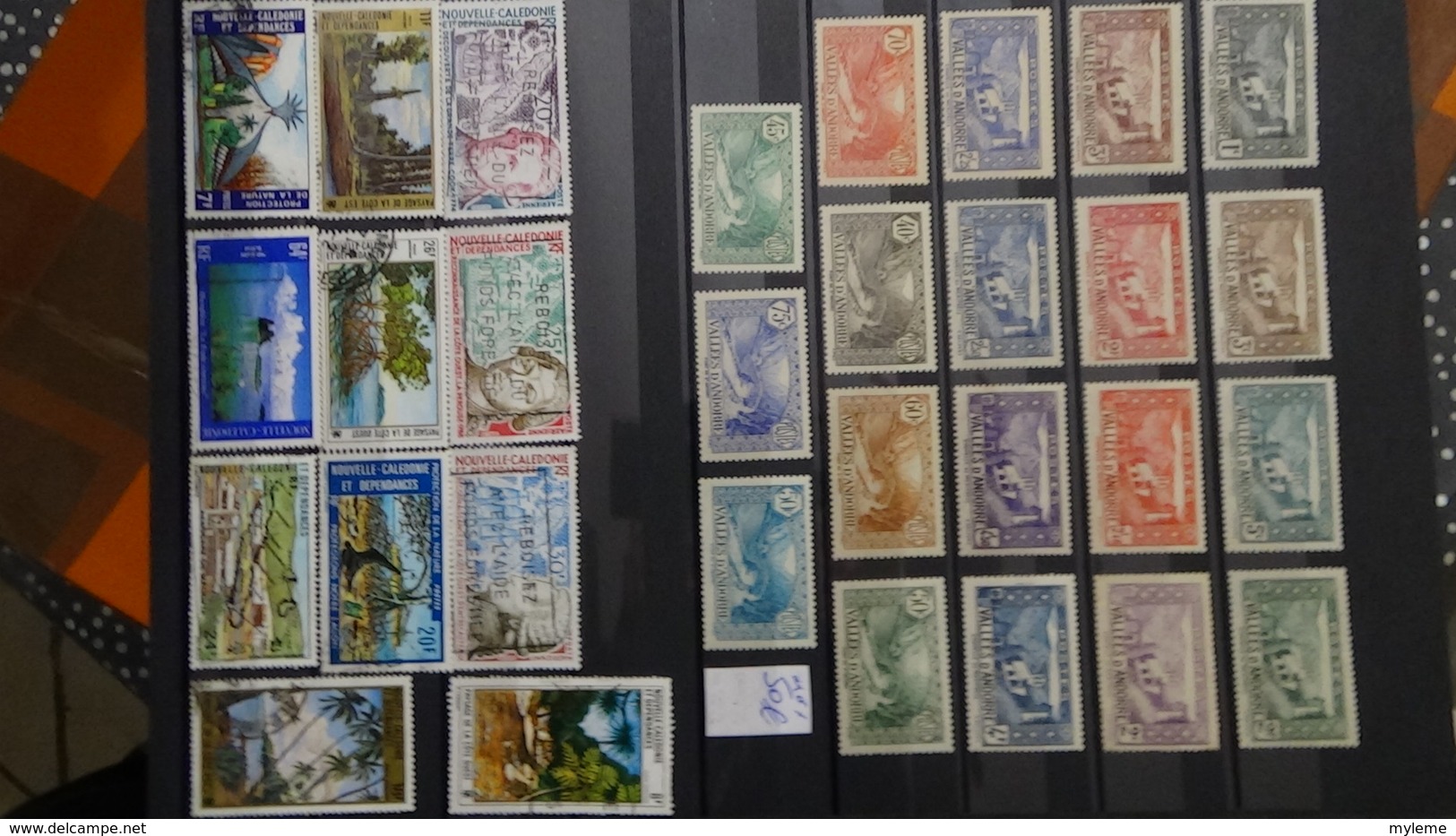 A327  Collection des anciennes colonies Françaises dont bonnes valeurs PA d'Andorre Côte très sympa. A saisir !!!