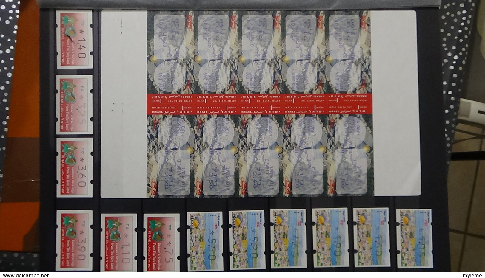 B408  Collection d'Israël avec tabs en timbres et blocs tous **. A saisir !!!
