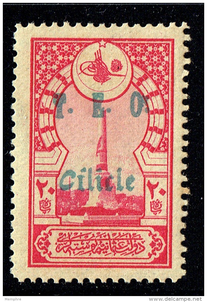 CILICIE 1919   Colonne De La Liberté   - Surcharge T.E.O. Cilicie   Yv 68 * MH - Unused Stamps