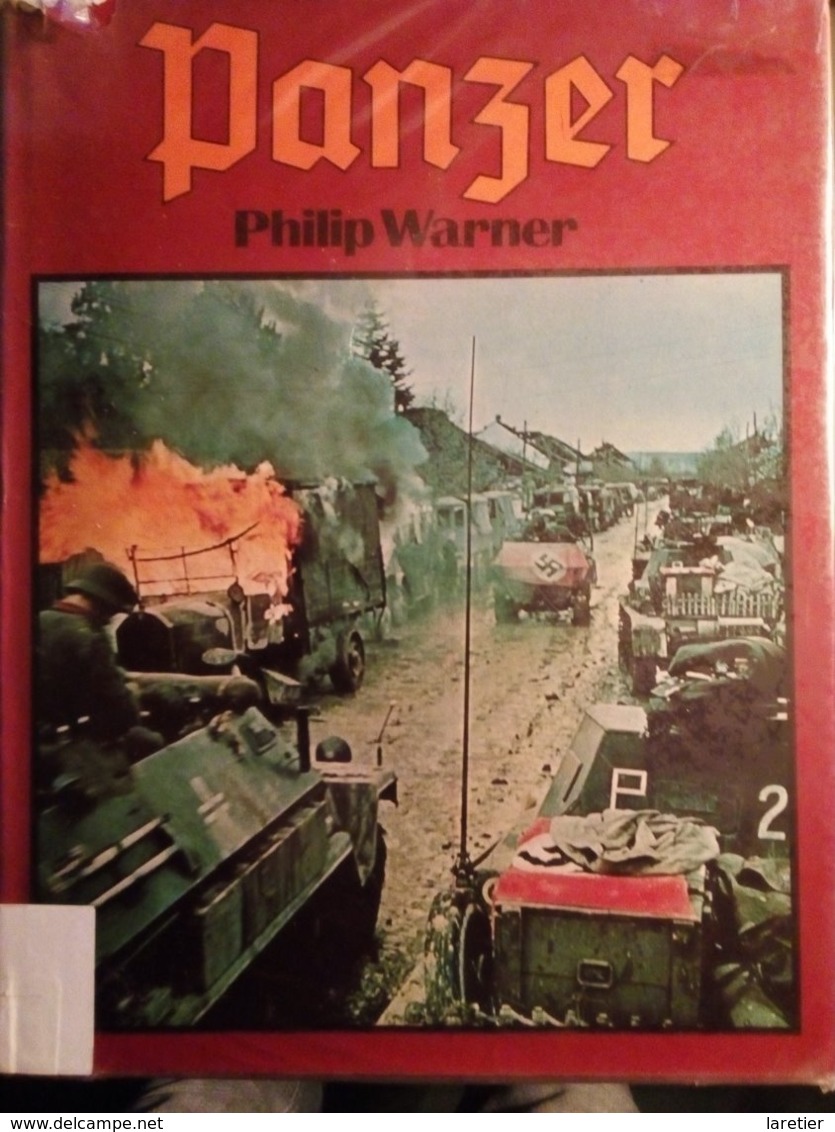 PANZER De Philip Warner - Book In English - Livre En Anglais - WW2 - War 1939-45