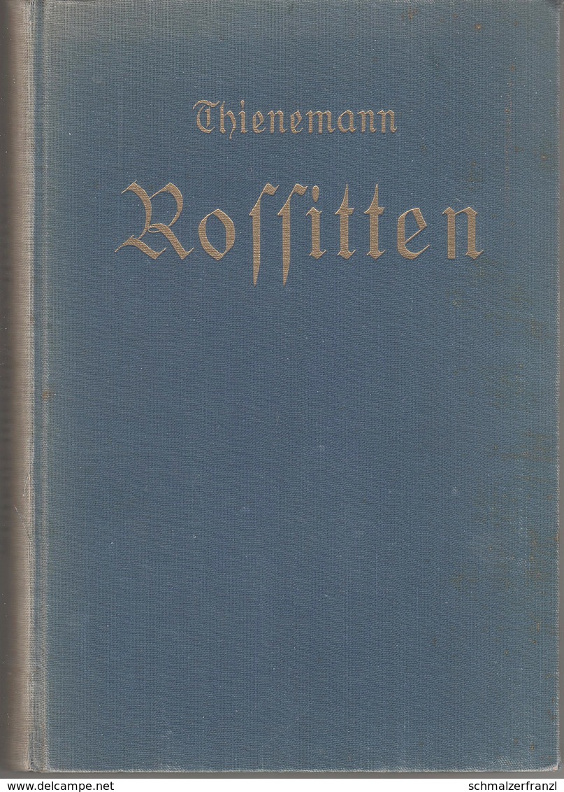 Altes Buch Old Book Rossitten 1927 Rybatschi Рыбачий Thienemann Ort Geschichte Vogelwarte Kurische Nehrung Ostpreußen - Livres Anciens