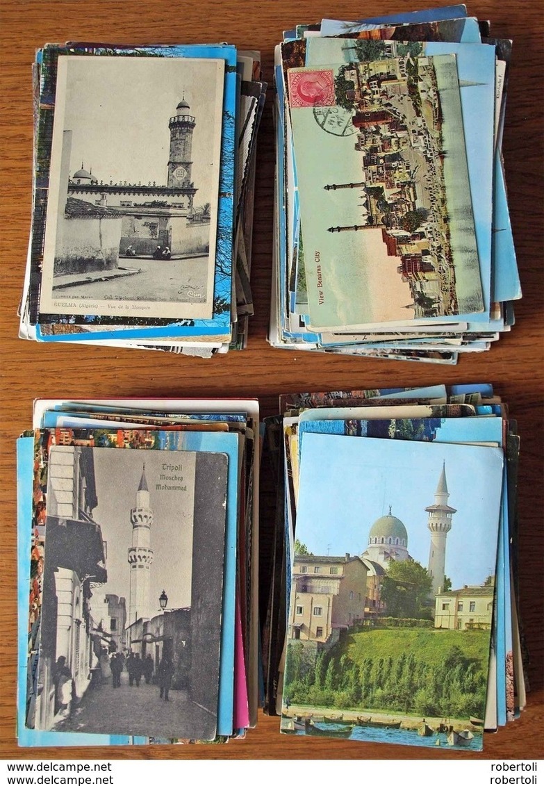 Last Price € 1.599 !!!  - MOSQUEES - 1.000 Postcards Worldwide (850 Postally Used) - 500 Postkaarten Min.