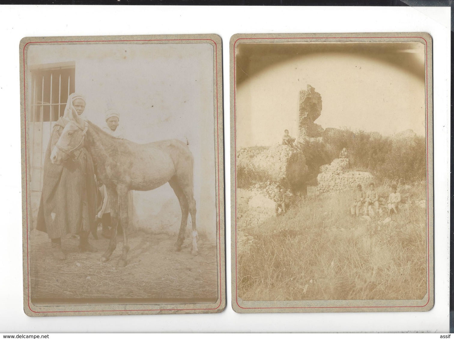 KABYLIE  8 Photographies - Etablissements Pères Blancs - Soeurs Blanches ( Hôpital d'Arris ) vers 1900