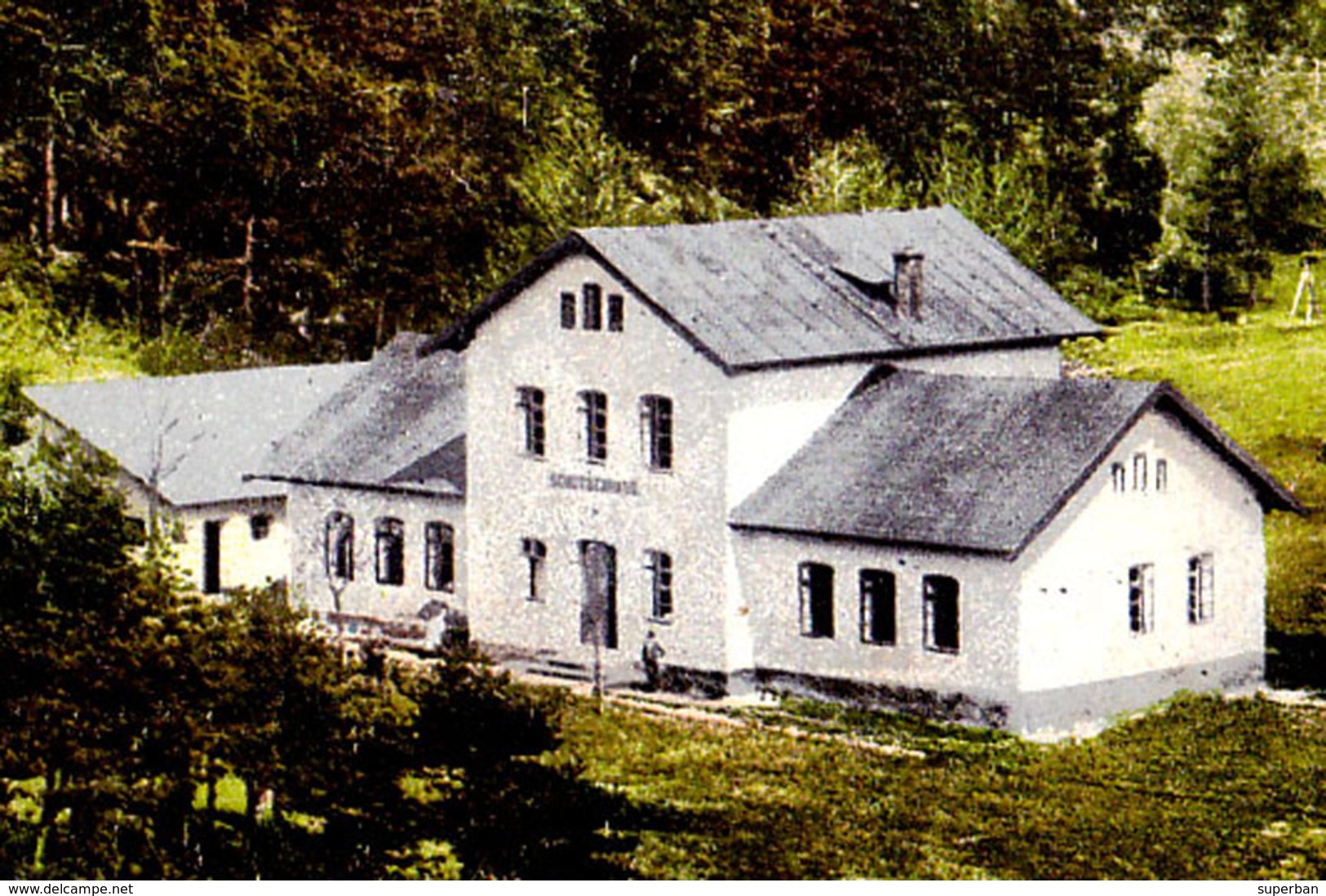 SCHLAGGENWALD [ HORNÍ SLAVKOV ] : SCHÜTZENHAUS - CARTE POSTALE PRÉCURSEUR / FORERUNNER ~ 1900 - RRR ! (ad974) - Czech Republic