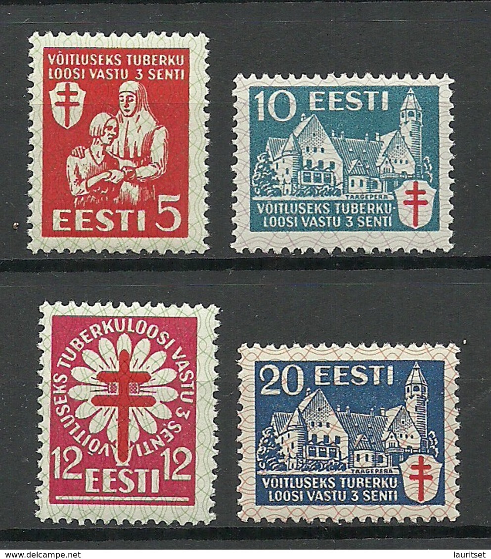 Estland Estonia 1933 Michel 102 - 105 * - Estonia