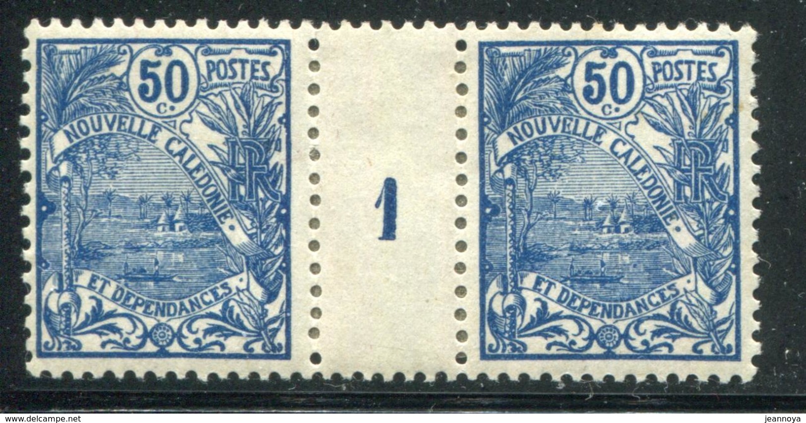 NOUVELLE CALEDONIE - N° 120 MILLÈSIME 1 , CHARNIÈRE CENTRALE - TB - Neufs