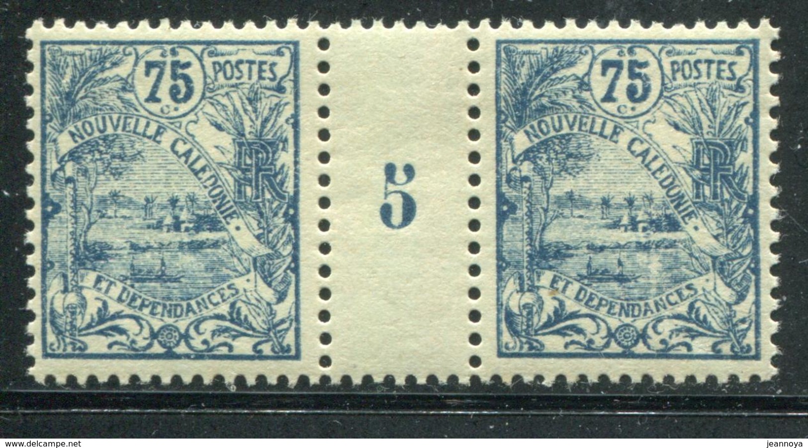 NOUVELLE CALEDONIE - N° 123 MILLÈSIME 5 , SANS CHARNIÈRE - SUP - Neufs