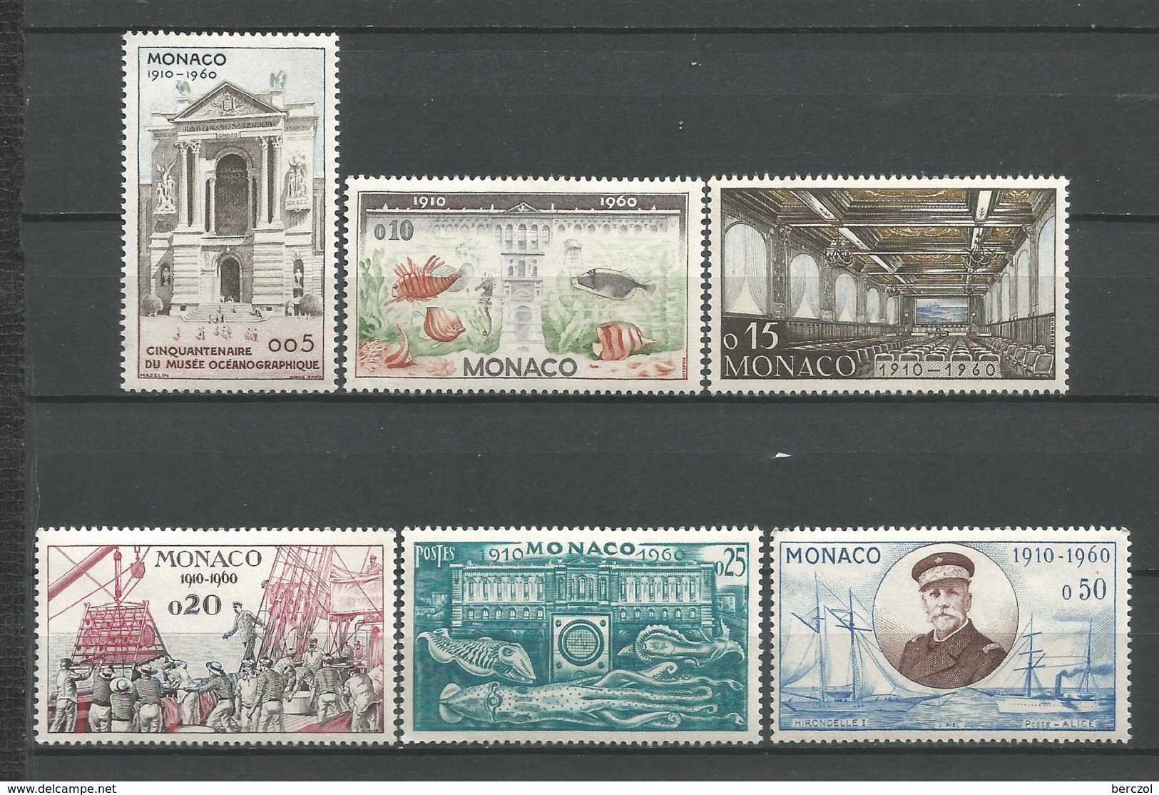 MONACO ANNEE 1960 N°526 A 531 NEUFS** MNH - Nuevos