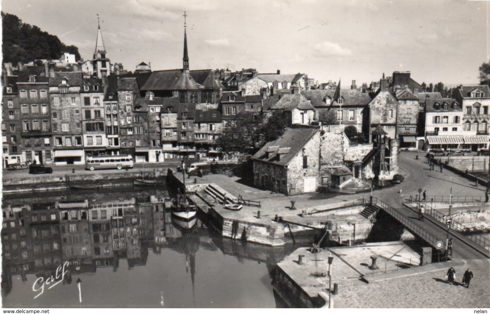 HONFLEUR-QUAI ST. CATHERINE ET LIEUTENANCE-REAL PHOTO - Honfleur