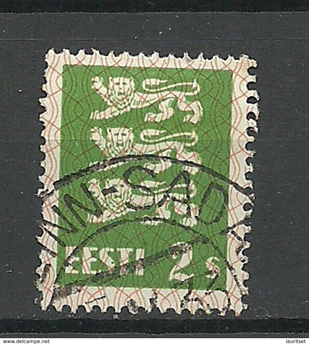 ESTLAND ESTONIA 1933 O TALLINN-SADAM On Michel 75 - Estland