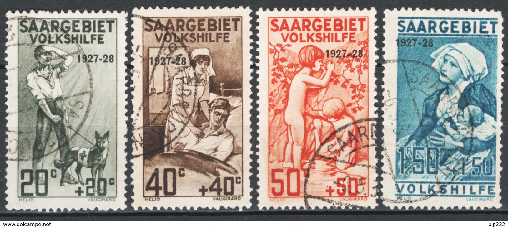 Sarre 1927 Unif.121/24 O/used VF/F - Usati