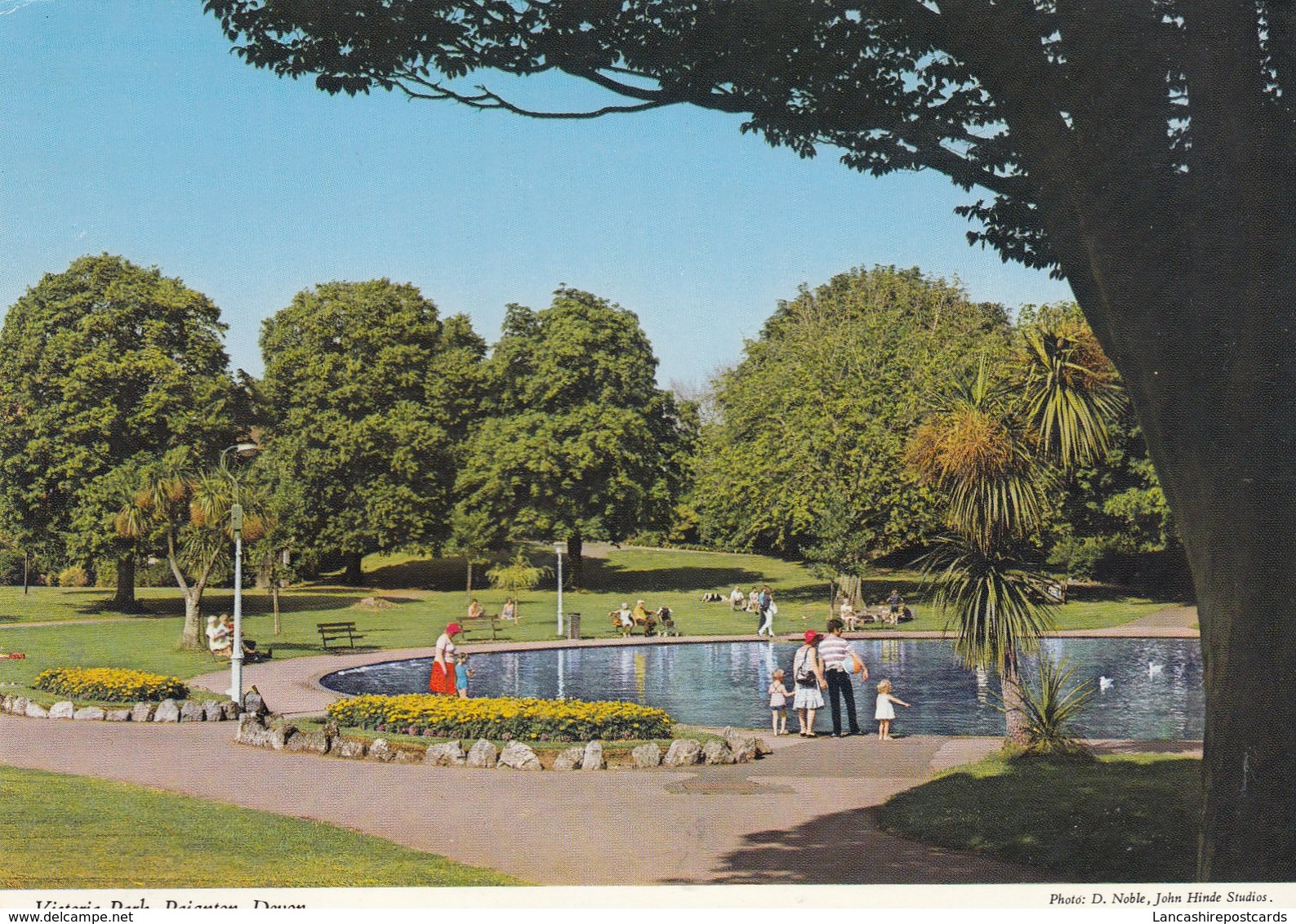 Postcard Victoria Park Paignton Devon [ John Hinde ] My Ref  B24103 - Paignton