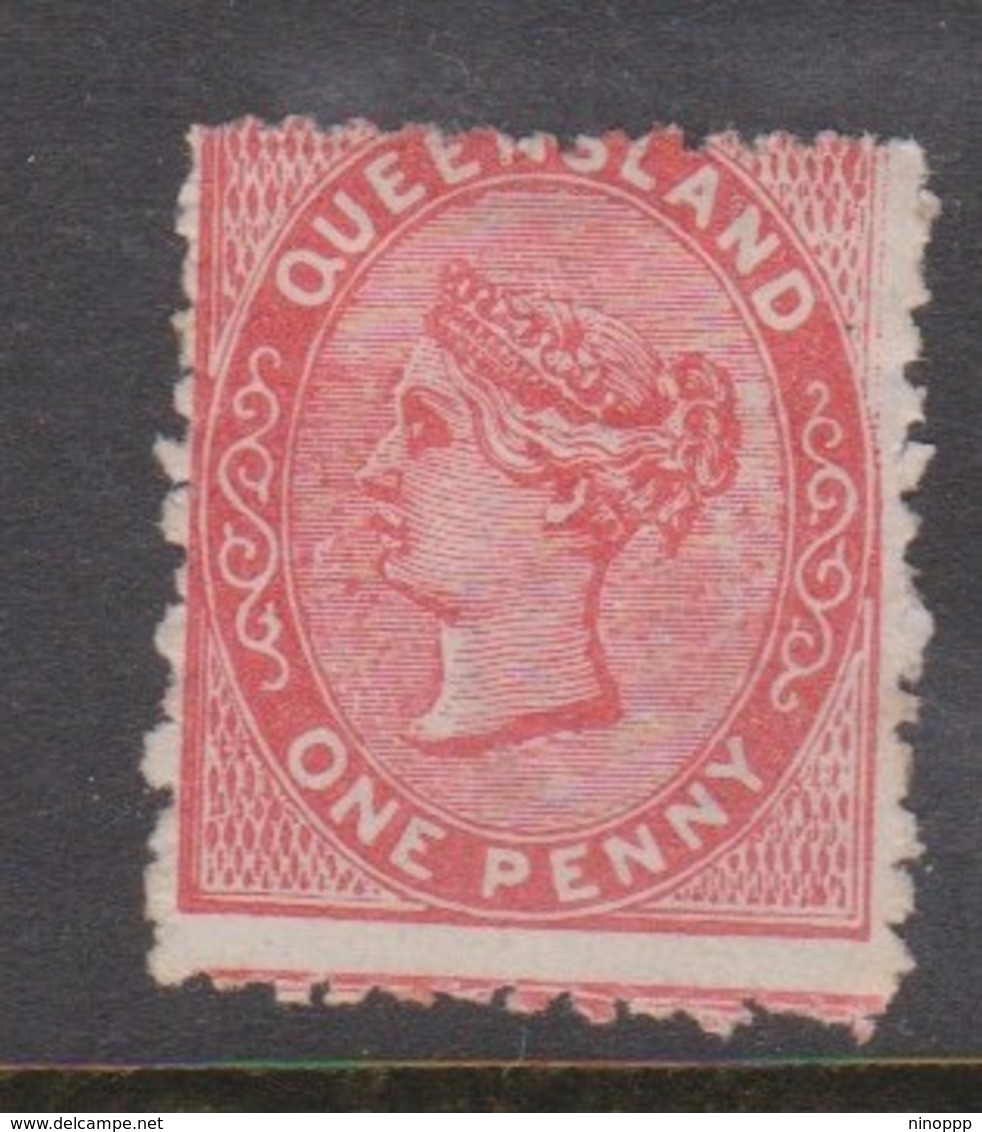 Australia-Queensland  ASC 16b 1879 One Penny Red, Mint No Gum - Mint Stamps