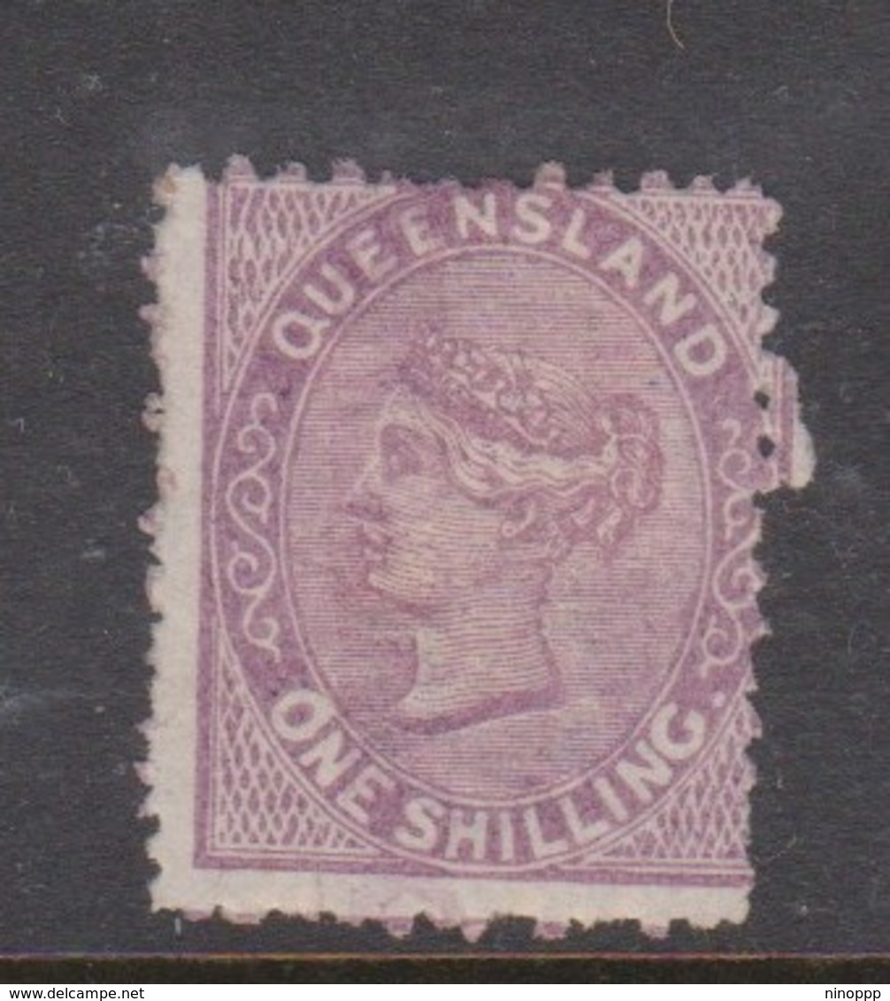 Australia-Queensland  ASC 20 1879 One Shilling Mauve,mint Hinged - Ungebraucht