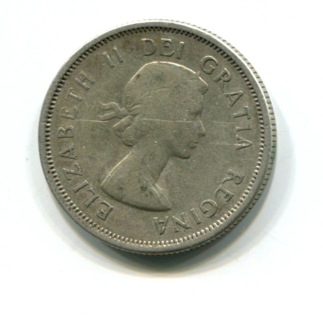 1962 Canada Silver 25 Cent Coin - Canada