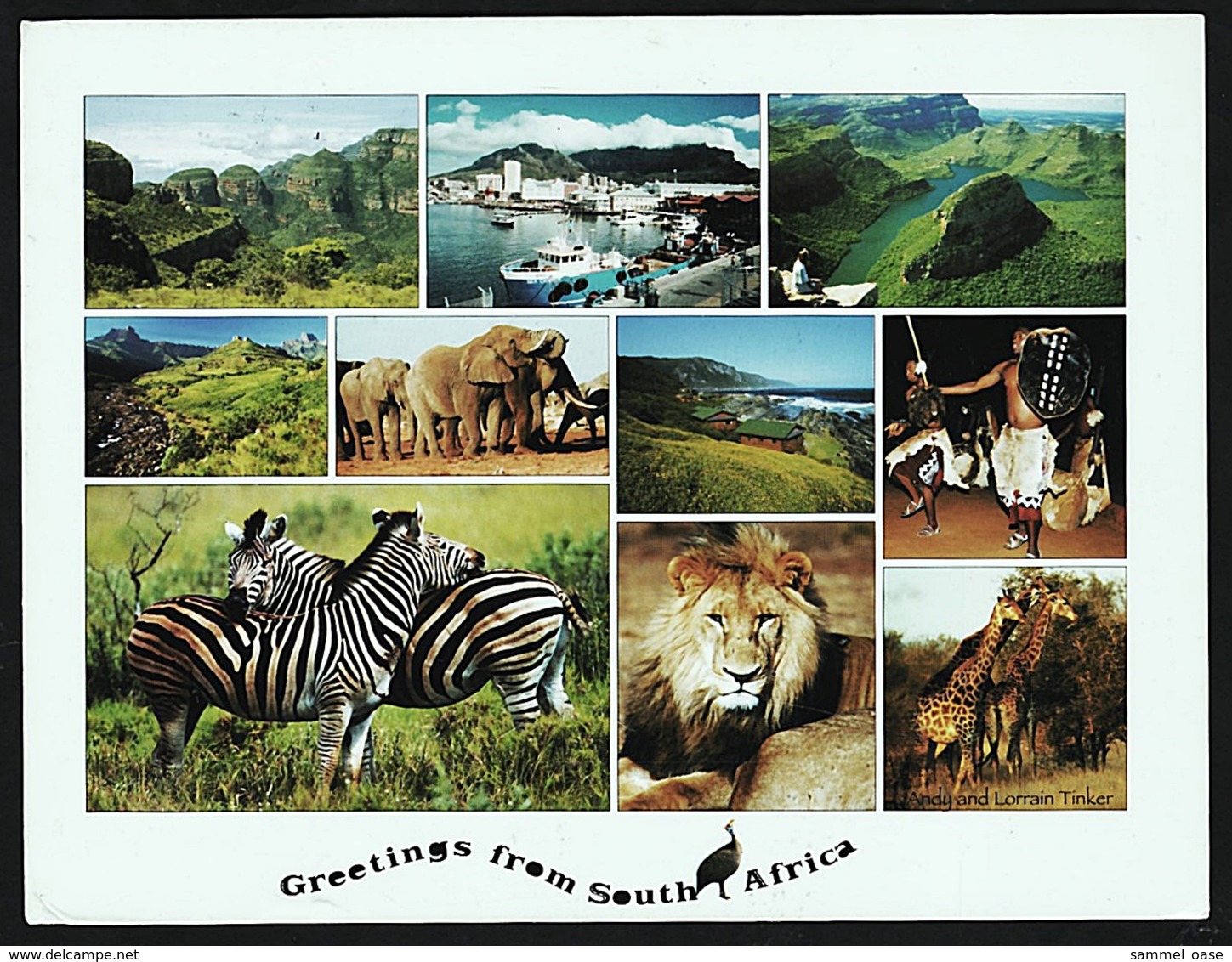 Südafrika  -  Mehrbild-Ansichtskarte Ca. 2009   (groß) - Südafrika