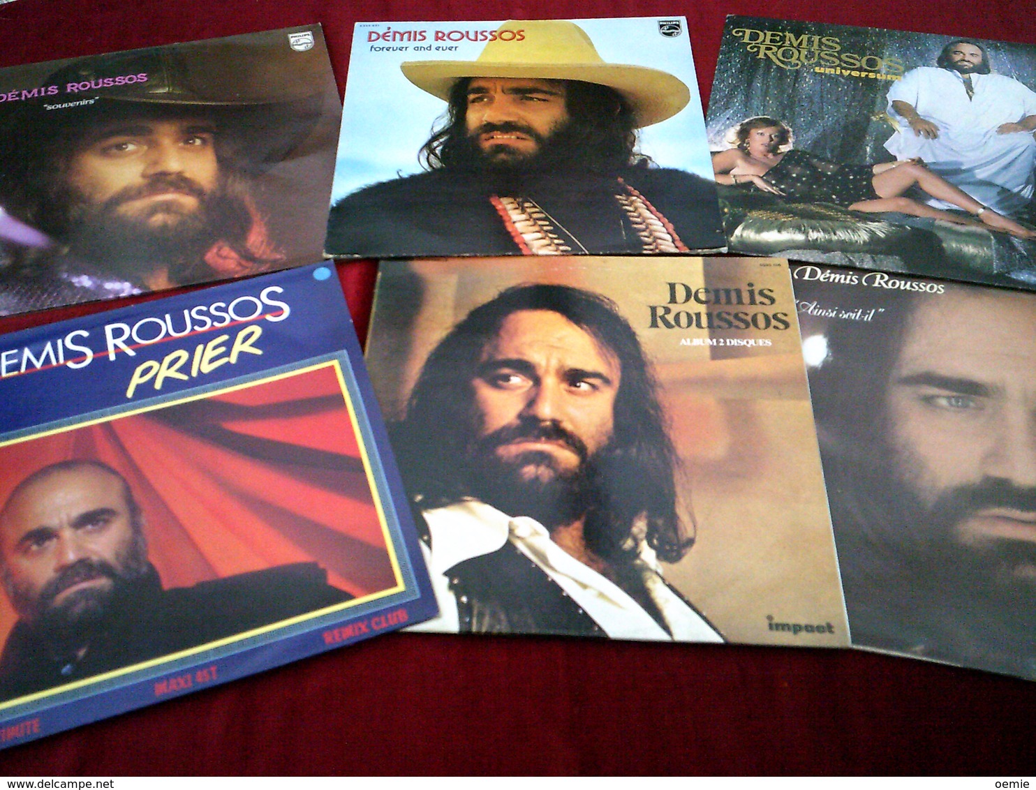 DEMIS ROUSSOS   °° COLLECTION DE  15  /  33  TOURS  DIFFERENTS - Collections Complètes