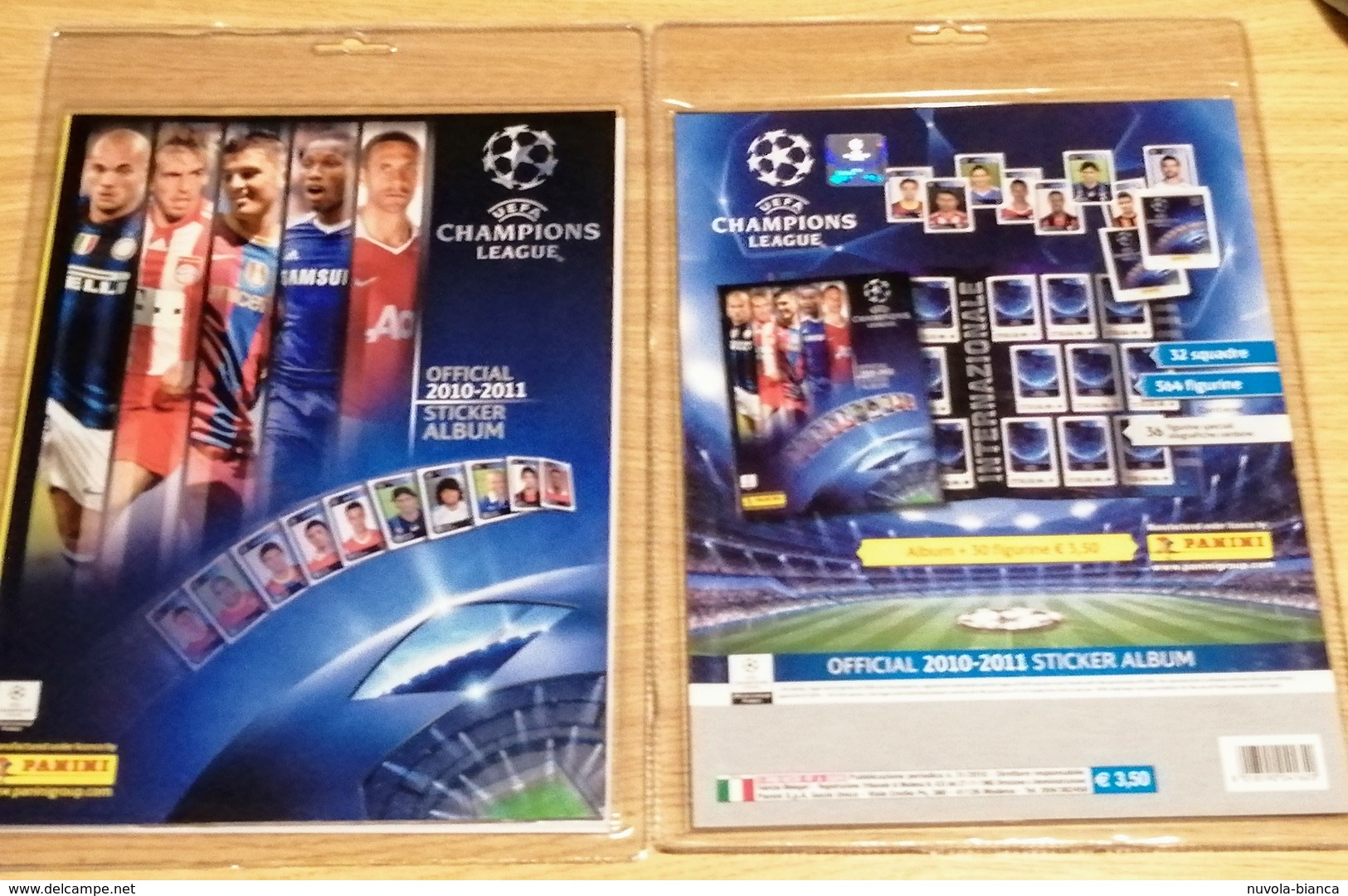 CHAMPIONS UEFA Album Vuoto+30 Figurine In Blister Panini Calciatori - Edizione Italiana