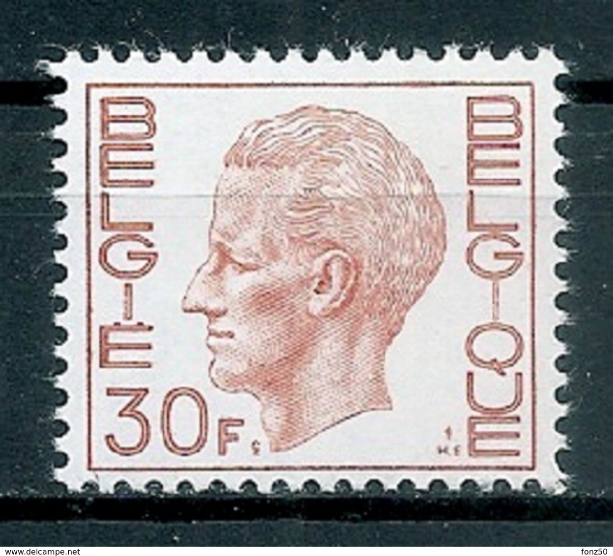 BELGIE * Nr 1649 * Postfris Xx * HELDER FLUOR PAPIER - 1970-1980 Elström