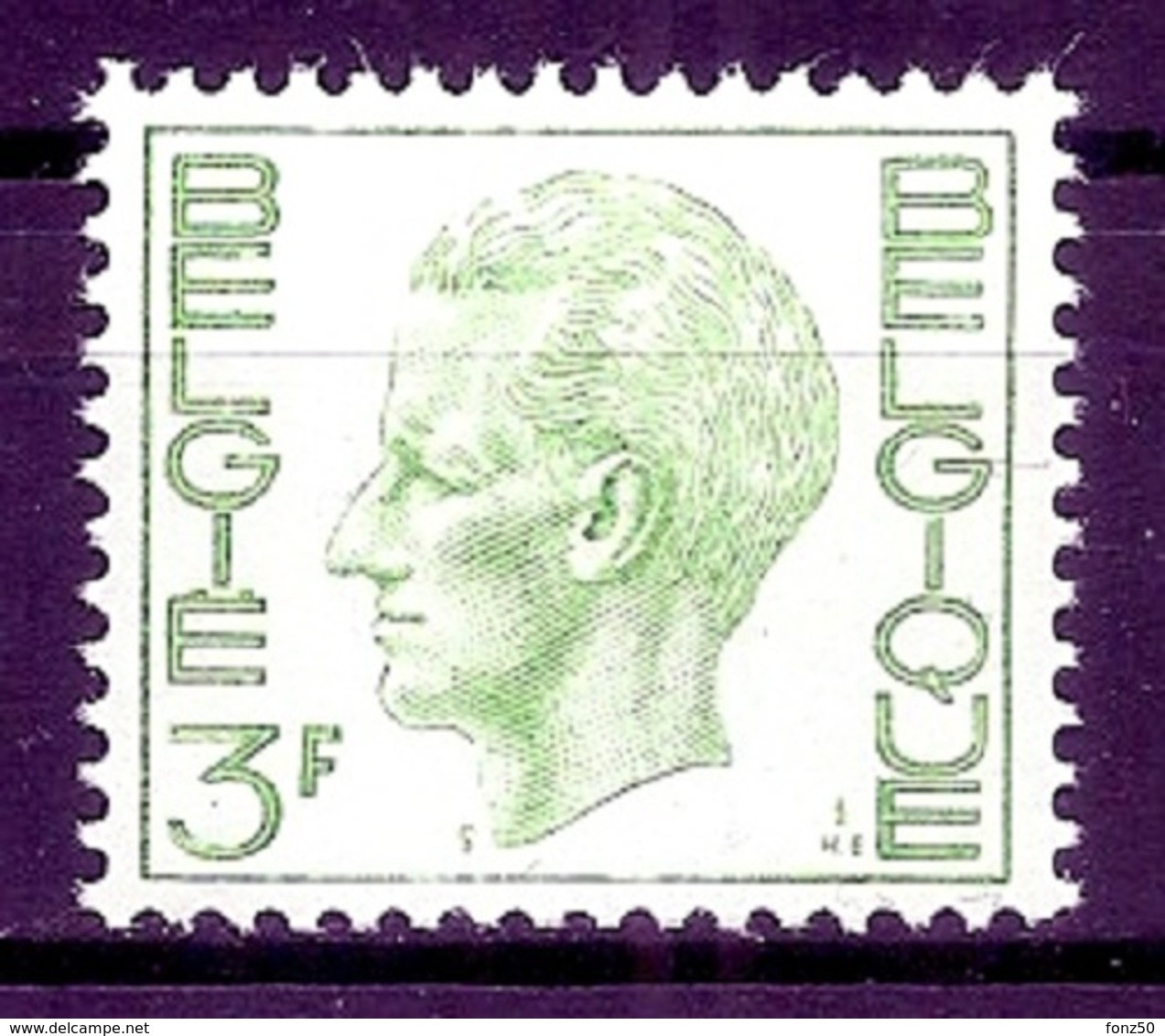 BELGIE * Nr 1694 * Postfris Xx * DOF WIT  PAPIER - 1970-1980 Elström