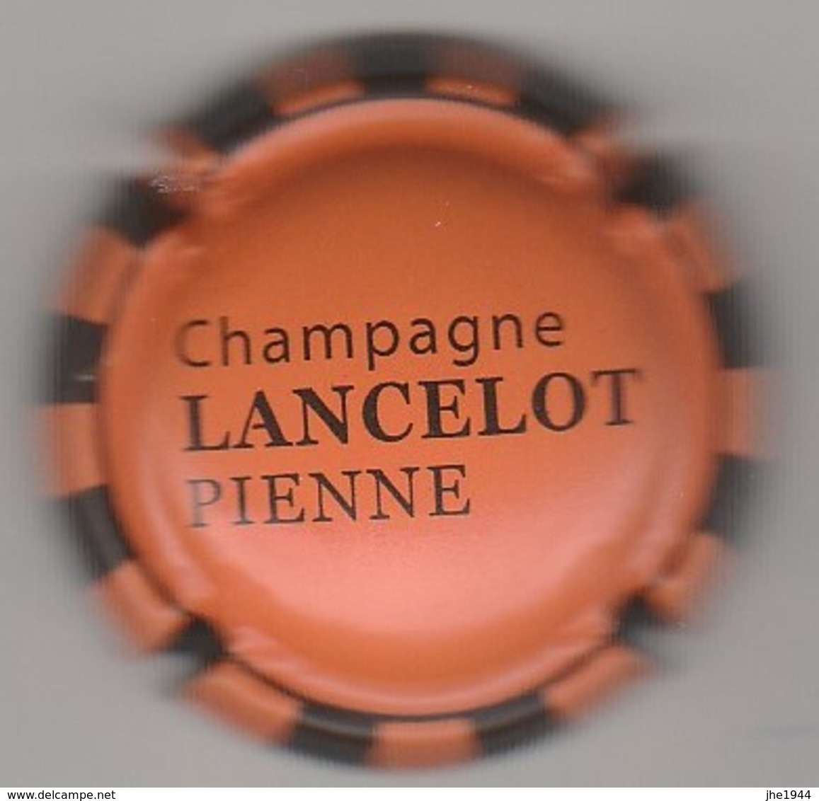 Capsule Champagne Lancelot-Pienne Orange Et Noir - Sonstige & Ohne Zuordnung