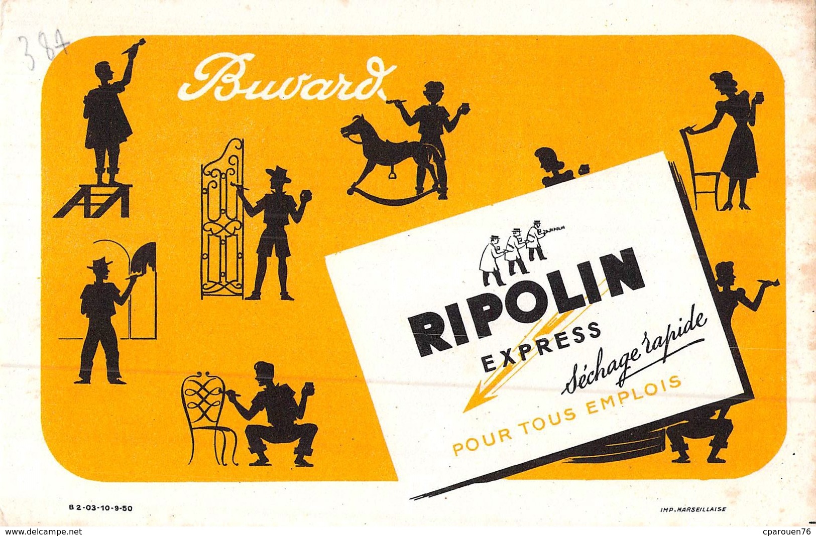 Ancien Buvard Collection PEINTURE  RIPOLIN - Farben & Lacke