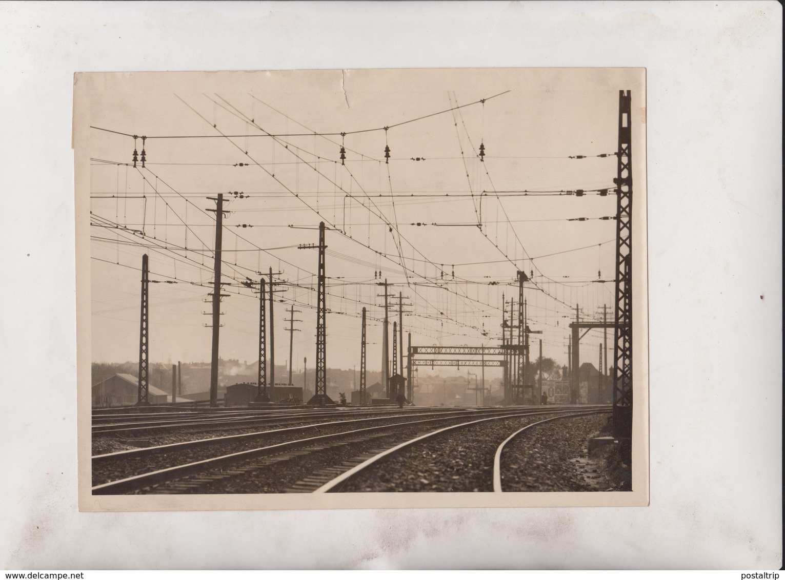 AUSTRALIA  SYDNEY SUBURBAN LINES ELECTRIFICATION PROJECT OF RAILWAYS  22*16CM Fonds Victor FORBIN 1864-1947 - Trenes