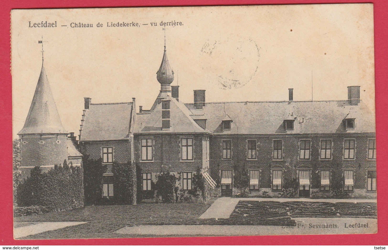 Leefdaal / Leefdael -  Château De Liedekerke - Vu De Derrière - 1908 ( Verso Zien ) - Bertem