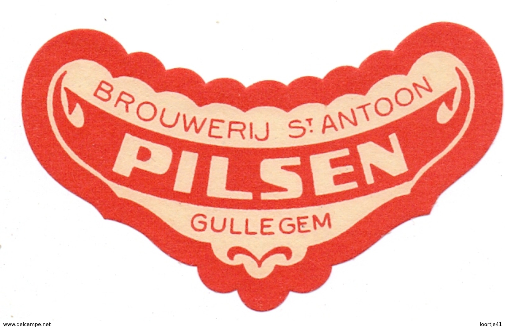 Etiket Etiquette - Bier - Bière - Pilsen - Brouwerij Brasserie St Antoon - Gullegem - Bière