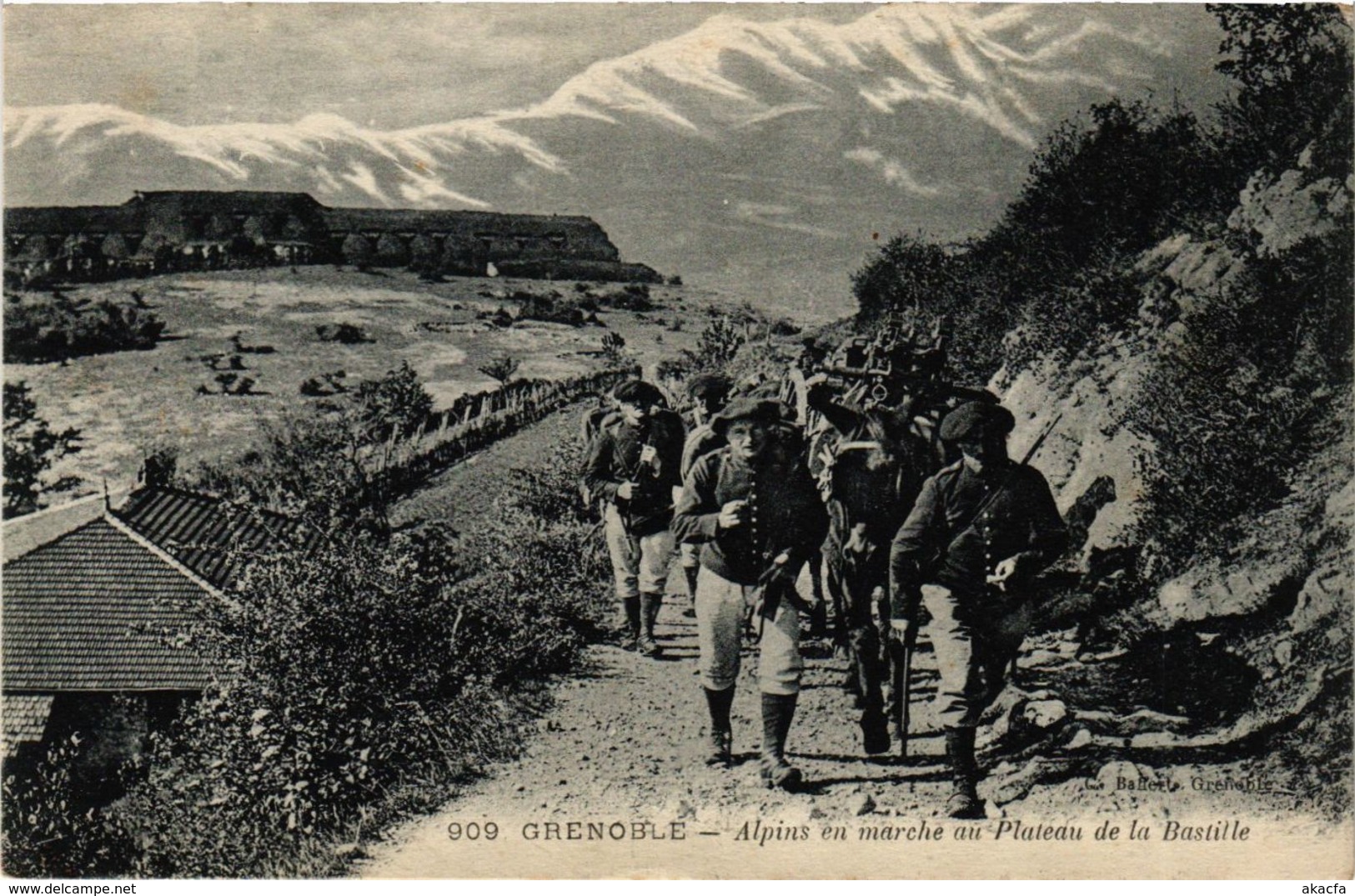 CPA Grenoble - Alpins En Marche Au Plateau De La Bastille FRANCE (961380) - Grenoble