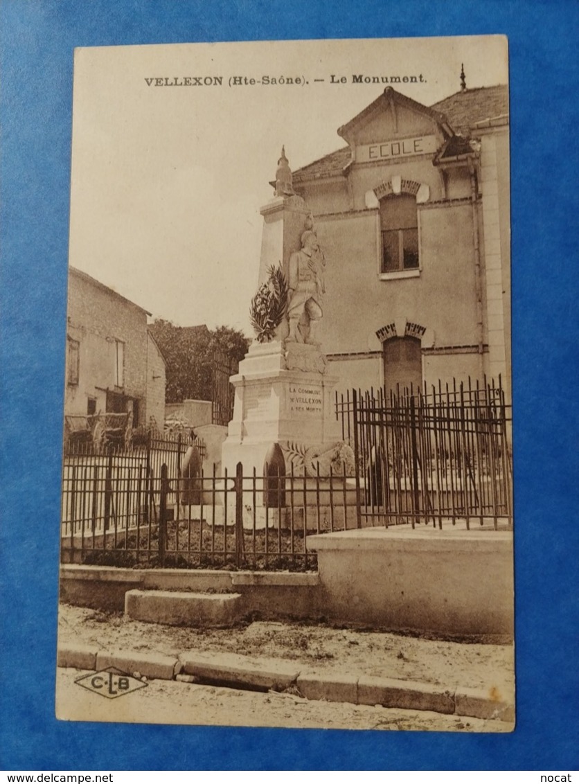 Vellexon Le Monument Haute Saône Franche Comté - Autres & Non Classés