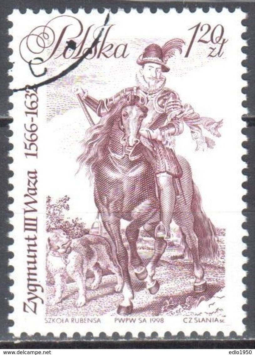 Poland 1998 Sigismund III Vasa - Mi 3730 - Used Gestempelt - Used Stamps