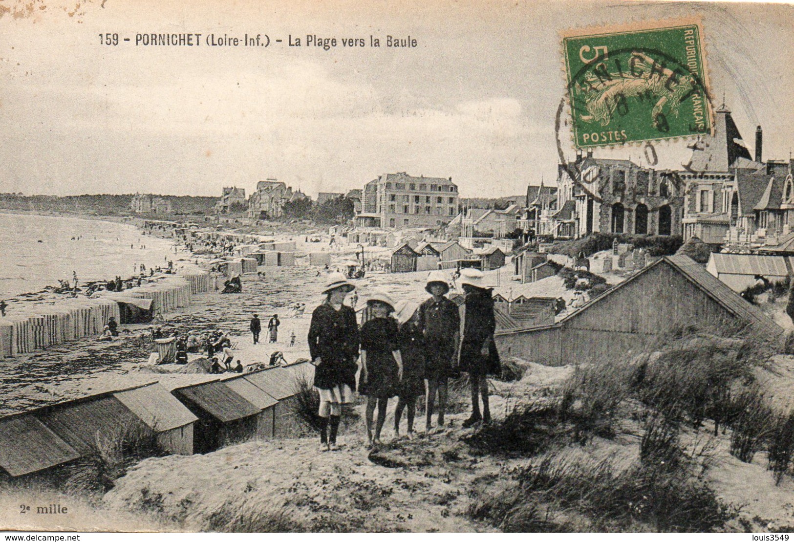 Pornichet -   La  Plage  Vers  La  Baule. - Batz-sur-Mer (Bourg De B.)