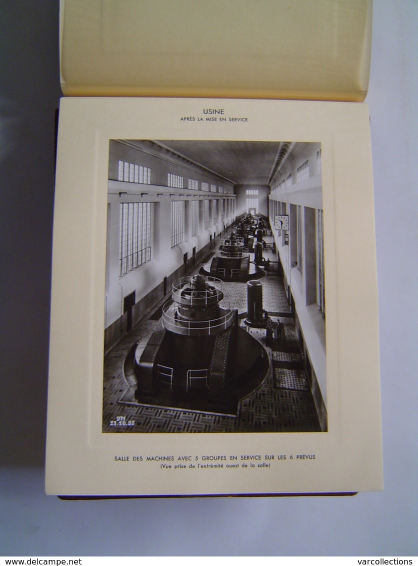 ALBUM DE PRESTIGE : 41 x GRANDE PHOTOGRAPHIE 1929 - 1933 / ECLUSE & CENTRALE ELECTRIQUE DE KEMBS / ALSACE