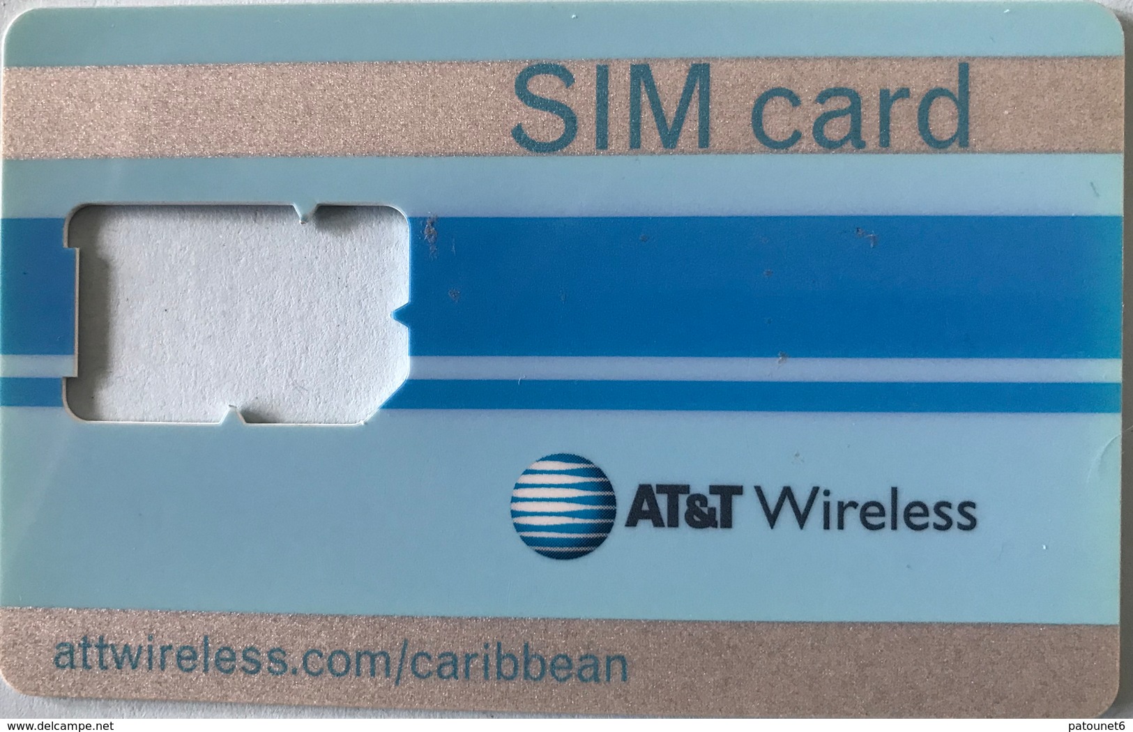 CARAÏBES  -  SIM Card  -  AT§T Wireless  -   Coque Sans Puce - Autres - Amérique