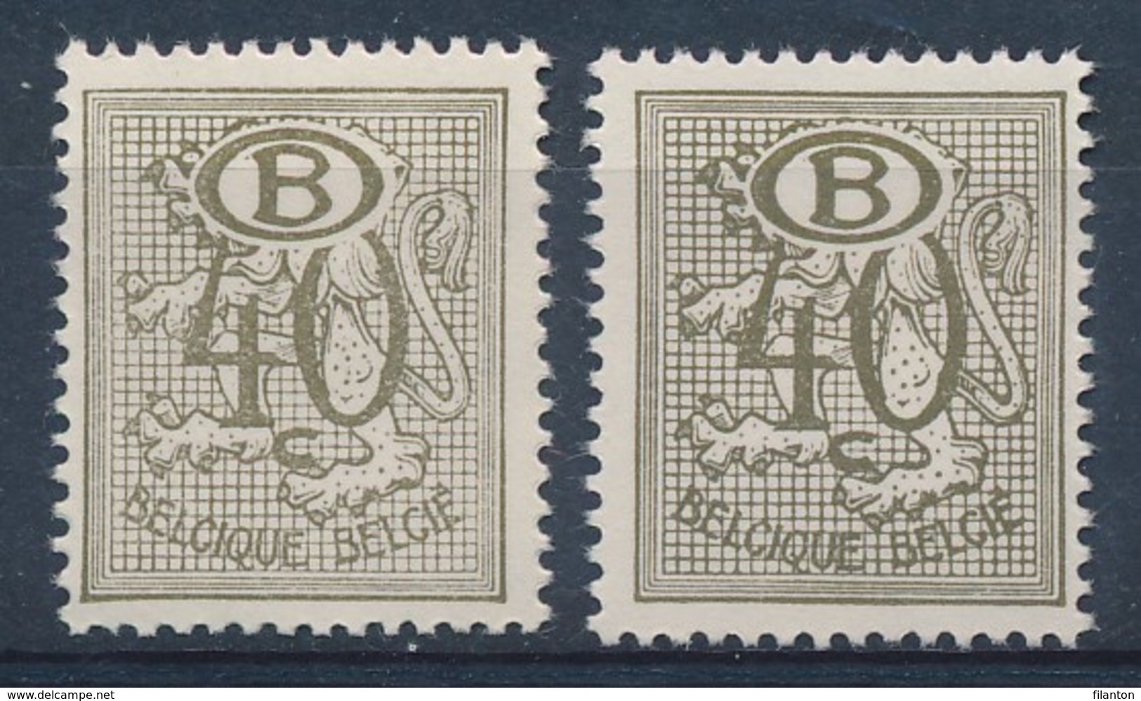 BELGIE - OBP D/S Nr 50 + 50a - Dienst/Service -  MNH** - Other & Unclassified