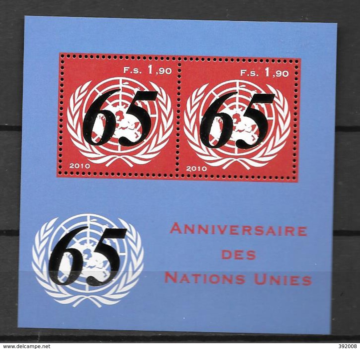 2010 - BF 21 **MNH - Blocs-feuillets