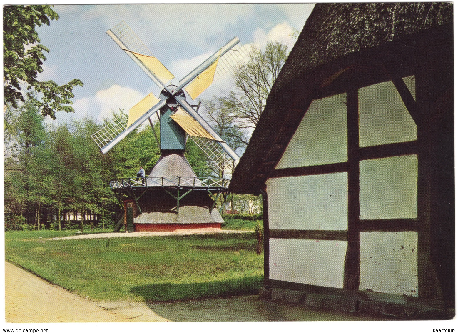 Cloppenburg - Kokerwindmühle Und Heuerhaus - Freilichtmuseum, Museumsdorf Niedersachens - Cloppenburg