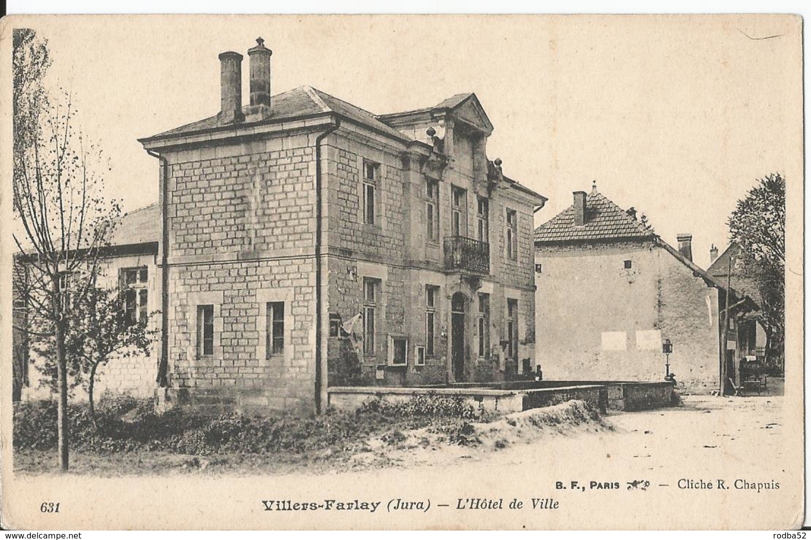CPA - 39 - Jura - Villers Farlay - Hôtel De Ville - Villers Farlay