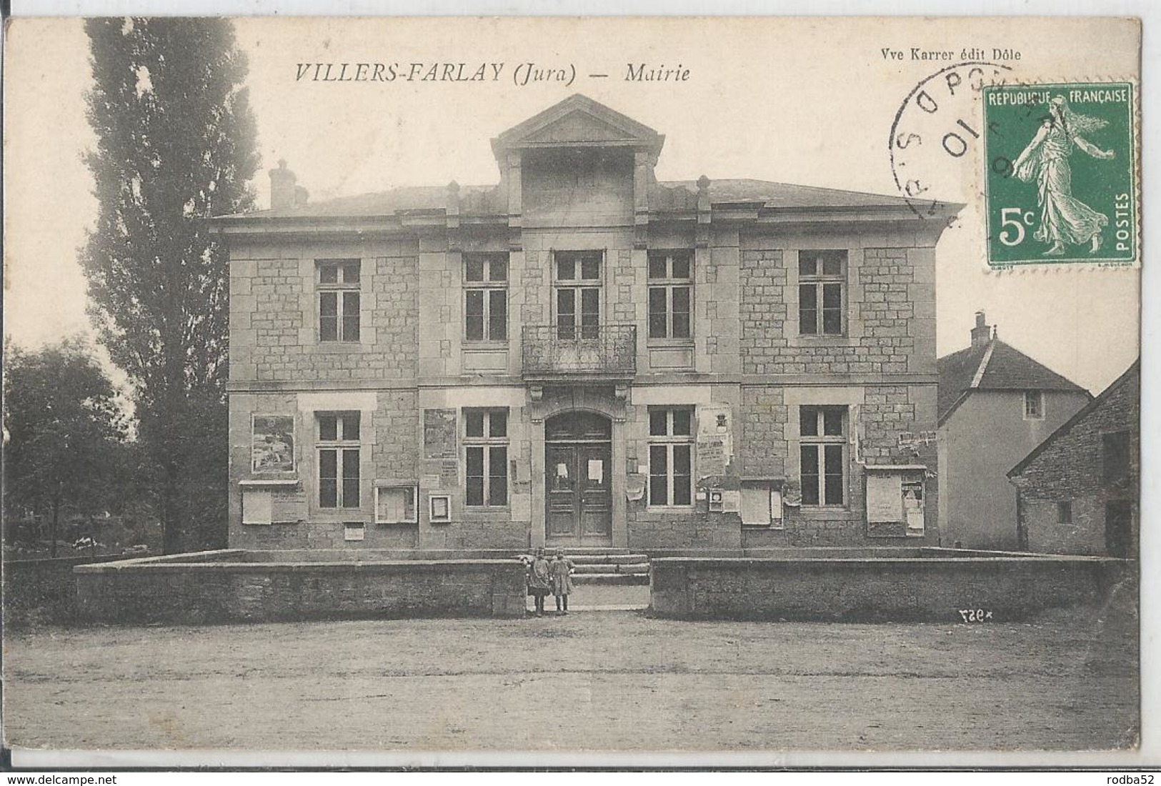 CPA - 39 - Jura - Villers Farlay - La Mairie - - Villers Farlay