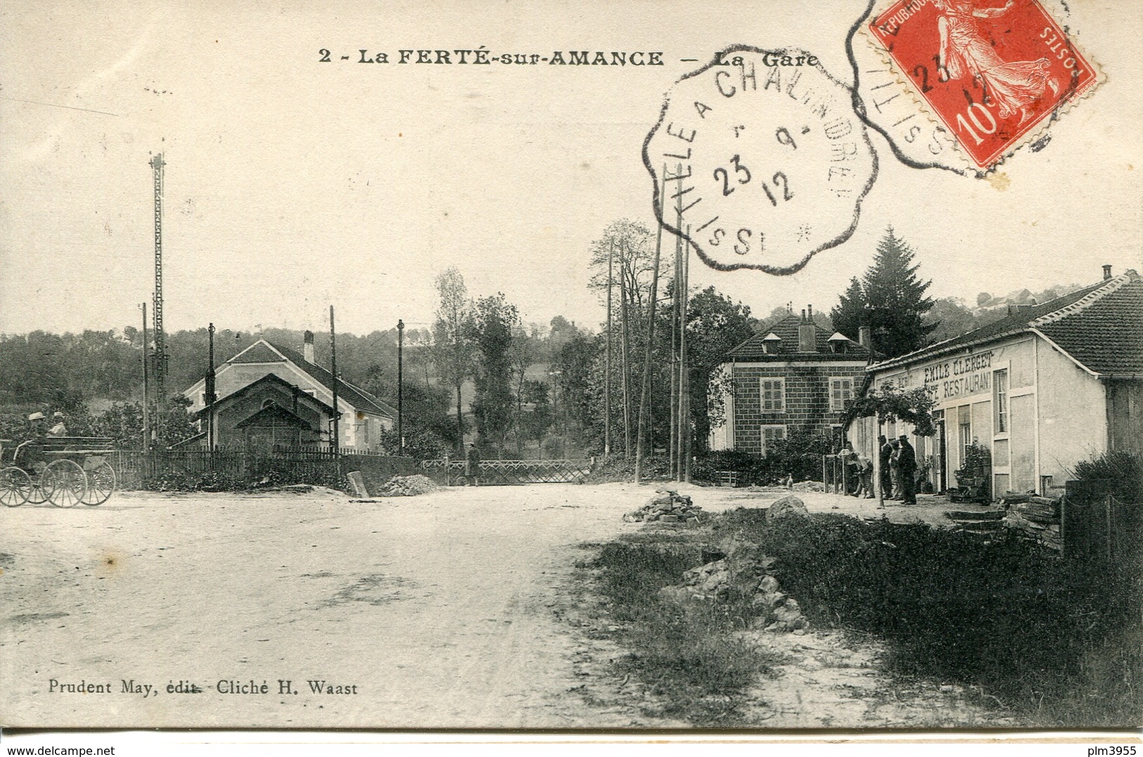 GD  70 LA FERTE SUR AMANCE La Gare Restaurant Emile CLERGET - Autres & Non Classés