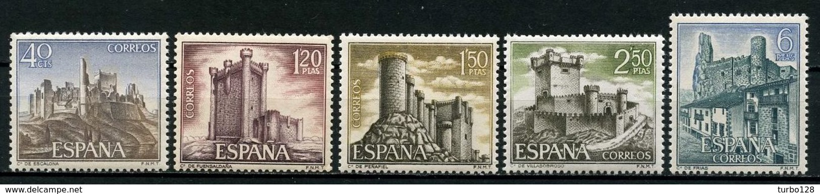 ESPAGNE 1968 N° 1540/1544 ** Neufs MNH Superbes C 1.20 € Châteaux Escalona Fuensaldona Frias - Nuevos